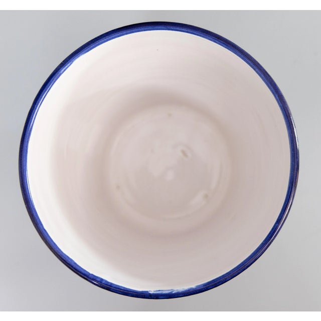 Mid 20th Century Vintage Italian Federal Style Eagle Ceramic Planter Cachepot For Sale - Image 5 of 7