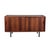 Beautiful vintage sideboard crafted in Brazilian rosewood with birch interior and sliding doors. Stunning grain detail...