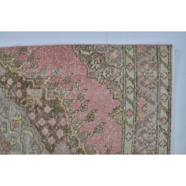 Vintage Wool Anatolian Carpet For Sale In Phoenix - Image 6 of 7
