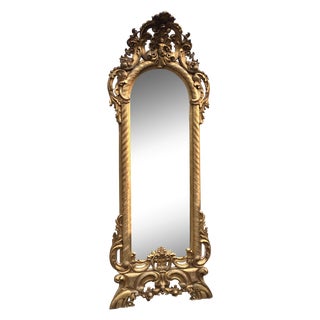 Italian Gilt Pier Mirror For Sale