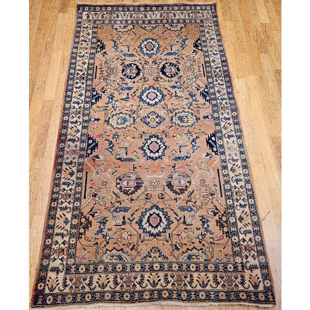 "Beautiful early 20th century Persian Malayer Gallery or Corridor Size Rug. This exquisite Malayer rug features an...