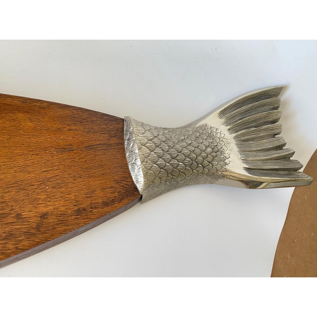 20th Century French Brown Wooden Cutting Board For Sale - Image 9 of 15