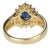 Late 20th Century Pear Shape Sapphire Ring, Size 7.5 For Sale - Image 4 of 4