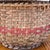 A Large Antique American Primitive Hand Woven Basket With Painted Decoration For Sale - Image 4 of 6