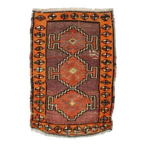 Vintage Turkish Mini Kars Rug