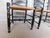 L Hitchcock Harvest Stenciled Black Ladder Back Rush Bottom Dining Chairs - Set of 8 For Sale - Image 10 of 18