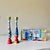 Late 20th Century Matisse Style Hand Painted Wood Candlestick Holders With Box - a Pair For Sale - Image 9 of 9