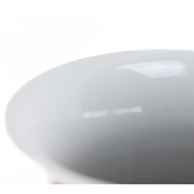 Ceramic Qianlong Mark, Blue and White Underglaze Red Flower and Seawater Pattern Large Vase For Sale - Image 7 of 10