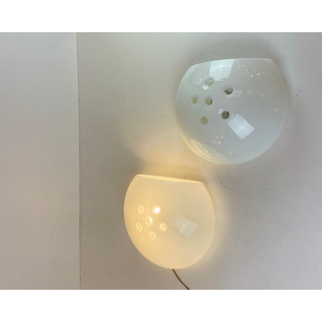 Metal Vintage Murano Wall Lamps, 1980s, Set of 2 For Sale - Image 7 of 18