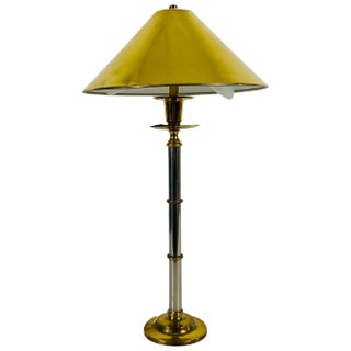 German Solid Brass Table Lamp, 1960s For Sale