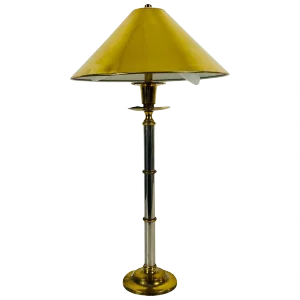German Solid Brass Table Lamp, 1960s