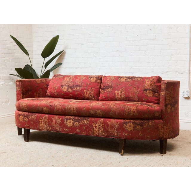 Mid 20th Century Chinoiserie 1960’s Sofa For Sale - Image 5 of 5