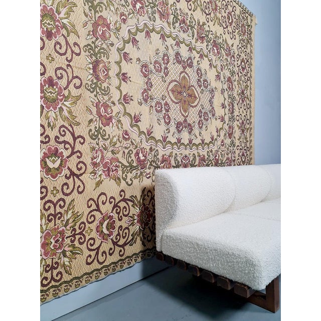 Vintage Wall Art Tapestry, 1960s For Sale - Image 3 of 4