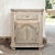 An 18th century Country French Louis XV confiturier in stripped oak, revealing the pale, sun washed beauty of the wood...