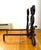 Mid 19th Century Vintage Cast Iron Filligree Andirons For Sale - Image 5 of 8