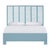 Liam Standard Bed Double - Pool Blue For Sale - Image 12 of 12