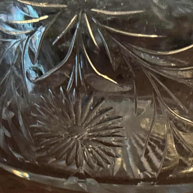 Sterling Silver Guilloche Enamel Cut Glass Starburst Scent Bottle C. 1900 For Sale - Image 4 of 8