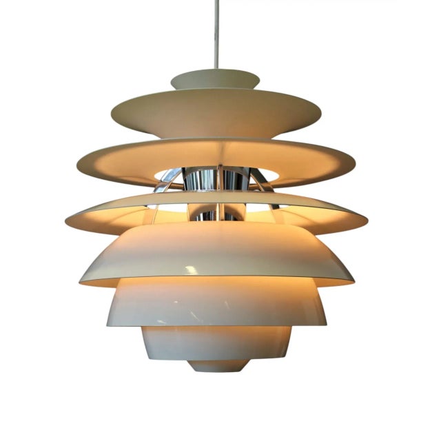 Mid-Century Modern PH Snowball Lamp by Poul Henningsen for Louis Poulsen, 1980s For Sale - Image 3 of 18