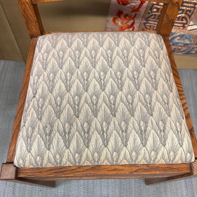 Stickley Harvey Ellis Oak Wood Side Chair For Sale - Image 10 of 12