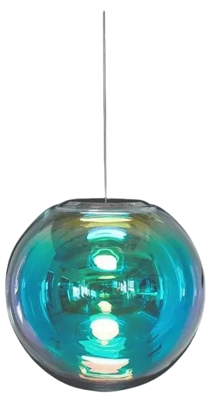 Cyan-Magenta Iris Globe 40 by Sebastian Scherer