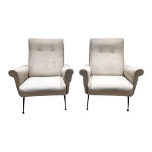 1950s Sensational Armchairs Gigi Radice Minotti Italy