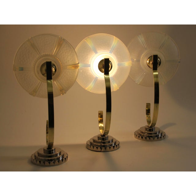 Large French Art Deco Wall Light from Ezan, 1930s For Sale - Image 13 of 18