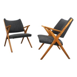Vintage Italian Dal Vera Chairs, 1960s, Set of 2 For Sale