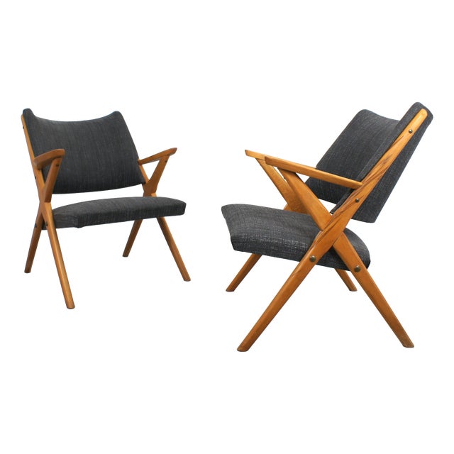 Vintage Italian Dal Vera Chairs, 1960s, Set of 2 For Sale