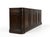 French Provincial Traditional Paneled Dark Walnut Credenza Sideboard With Center Drawers and Cabinet Storage For Sale - Image 3 of 4