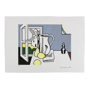 After Roy Lichtenstein, "Still Life With Windmill" 1990s, Silk-Screen