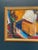 Original Vintage Swedish Oil on Panel – Abstract by Anders Wallin – Signed – Framed – 40 × 32 cm (15.7" × 12.6") incl....