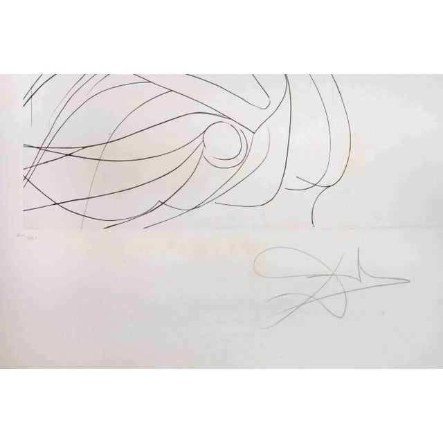 Modern After Salvador Dalì, Trajan, Drypoint Etching, 1973 For Sale - Image 3 of 4