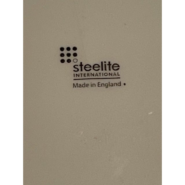 Late 20th Century Steelite Performance Coupe Craft White Dinner Plate, England For Sale In San Diego - Image 6 of 7