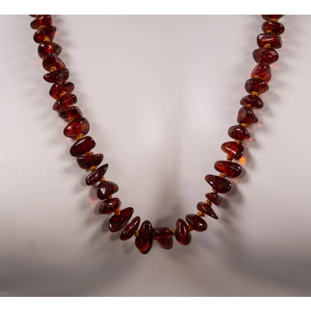 Vintage Gemstone Amber Necklace, 1960s For Sale - Image 12 of 14