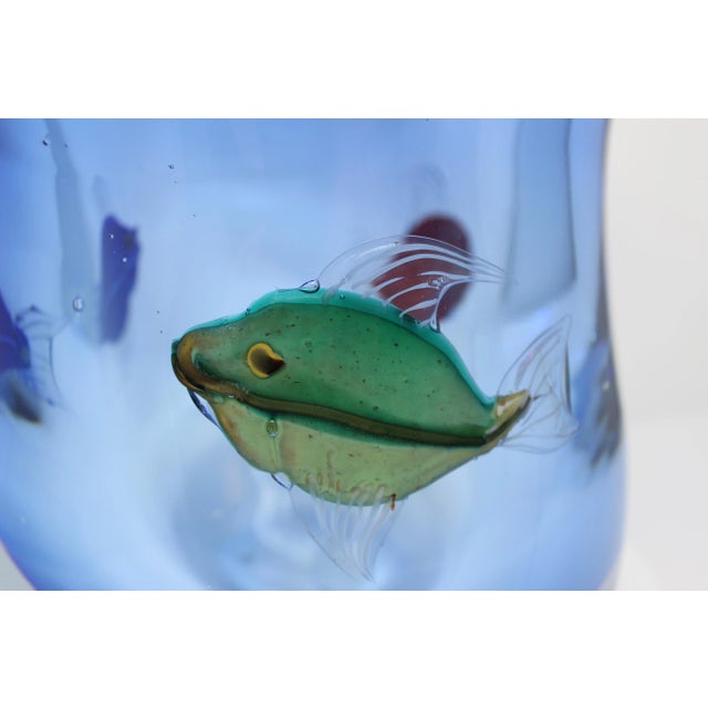 Contemporary Aquarium Vase by Pino Signoretto For Sale - Image 3 of 10