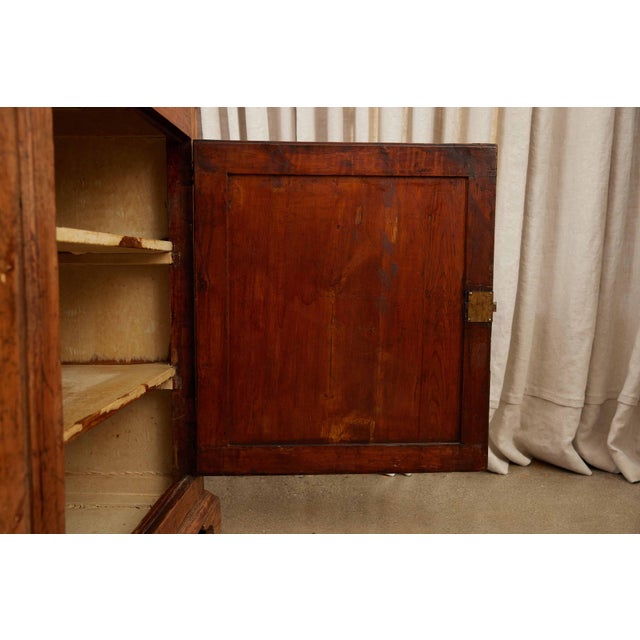 Italian Credenza Oak and Pine, 19th Century Introducing an exquisite 19th-century Italian Credenza, crafted from premium...