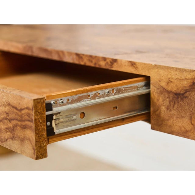 1970's Half Moon Vintage Desk For Sale In Los Angeles - Image 6 of 9