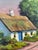 Rustic European Vintage Original Cottage Landscape Oil Painting - Signed For Sale - Image 3 of 12