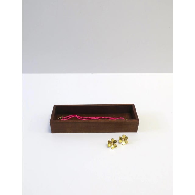 Wood Jewelry or Trinket Box For Sale - Image 7 of 9