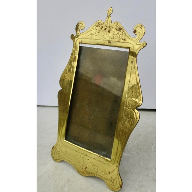 English English Brass Photo Frame Early 19th Century For Sale - Image 3 of 5