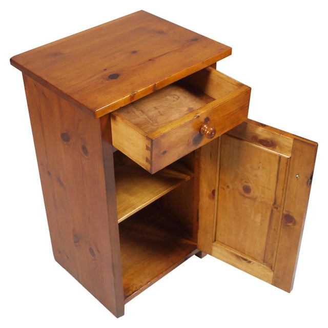 19th Century Rustic Nightstand For Sale - Image 5 of 8