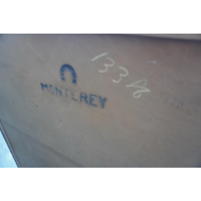 Brown 1930s Original Branded Monterey Server For Sale - Image 8 of 8