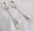 Georgian Sterling Silver Fruit Serving Spoons, London, 1737 & 1763, Set of 2 For Sale - Image 4 of 18
