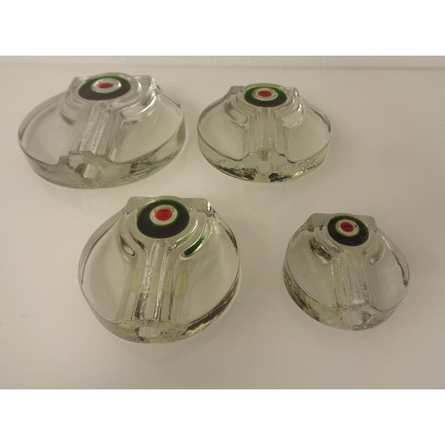 Pop Art Glass Vases by H. Düsterhaus for Walther, Germany, 1960s, Set of 4 For Sale - Image 15 of 18