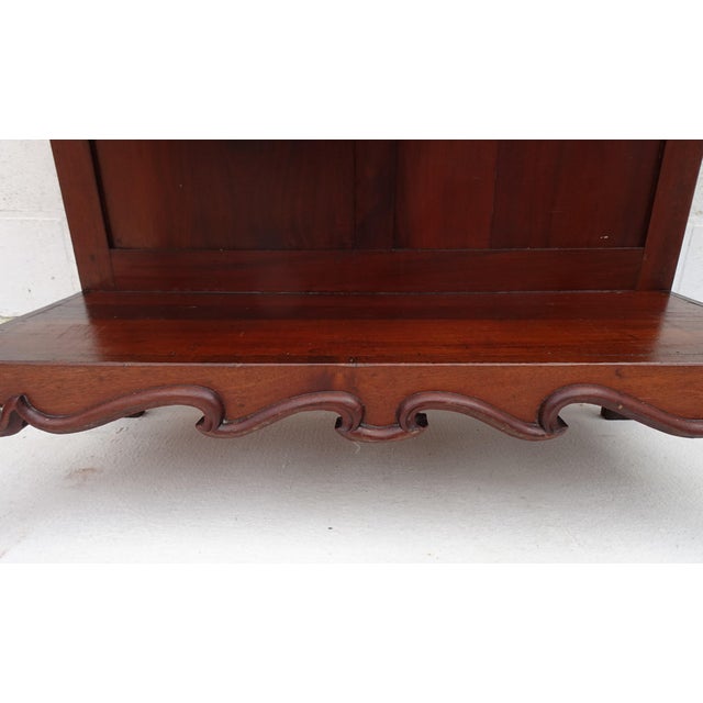 Art Nouveau Small Cabinet Display with Glass, 1920s For Sale - Image 16 of 18