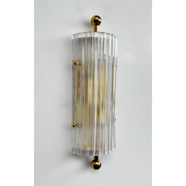 Fabio Ltd 21st Century Glaciale Medio Sconce by Fabio LTD For Sale - Image 4 of 9