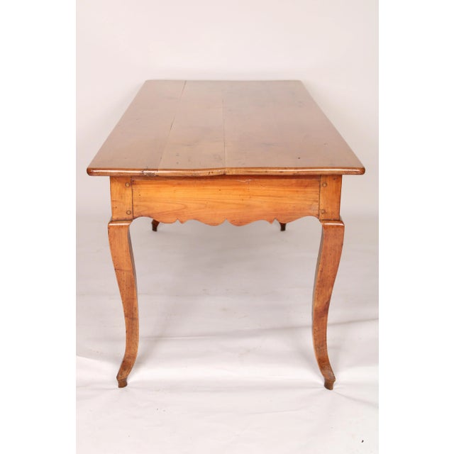 Rococo Louis XV Provincial Fruit Wood Writing Table For Sale - Image 3 of 12
