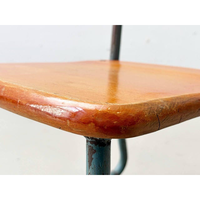 Vintage Children's Chair with Tubular Steel Frame, 1950s For Sale - Image 9 of 15