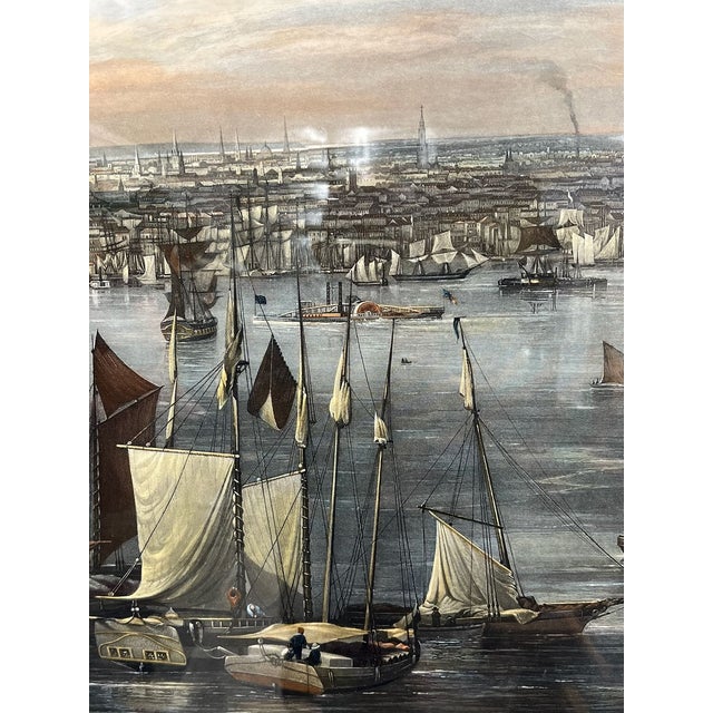 New York City 1855 Monumental Aquatint Jw Hill For Sale - Image 11 of 12