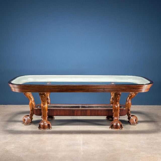 Sculptural Wood Table by Borsani Varedo For Sale - Image 9 of 9